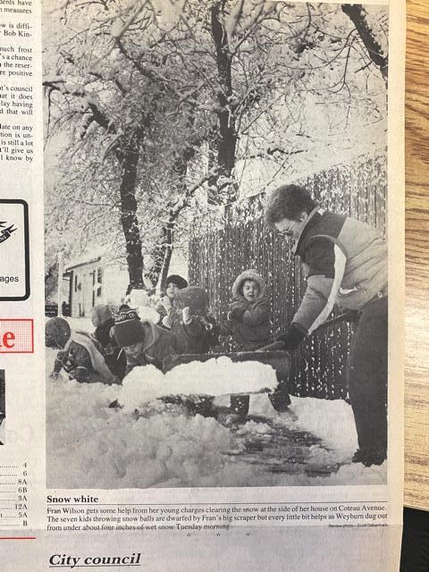 30 Years ago March Snow