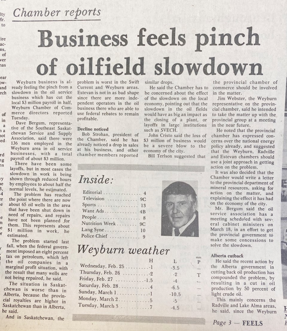 40 Years Ago oilfield slowdown