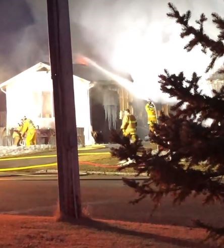 Lampman house fire