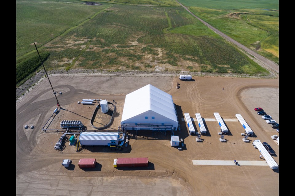 Steve Halabura sees a future in helium for Saskatchewan, like this helium processing facility near Mankota, Sask.