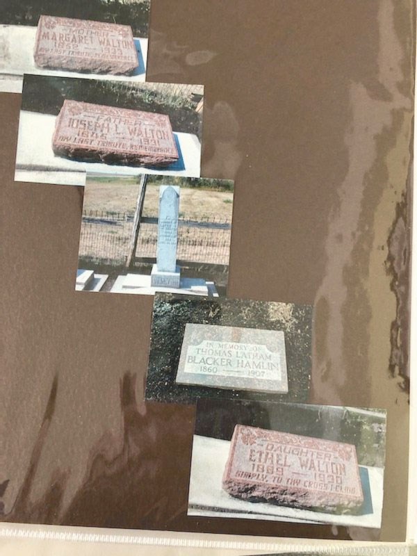 Over the past few years, Walton found several family graves in Saskatchewan. Photo submitted