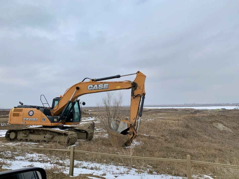 The water intake project at Rafferty Dam continues to move towards completion despite some challenge