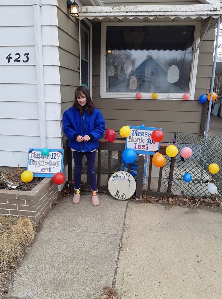 Drive-By Birthdays Spark Joy for Outlook Kids_0