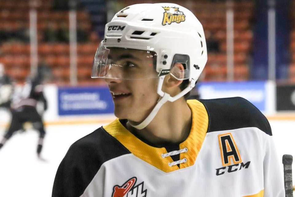Braden Schneider who plays with the Brandon Wheat Kings of the Western Hockey League (WHL), “could become a late first-round gem for any NHL squad.”