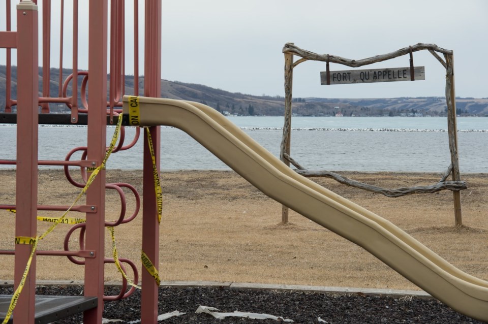 Playground equipment Fort Qu'Appelle