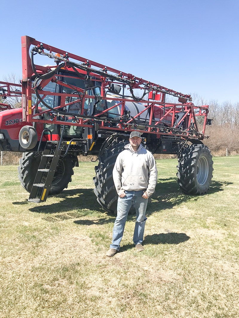 Mike Brown, farmers seeding