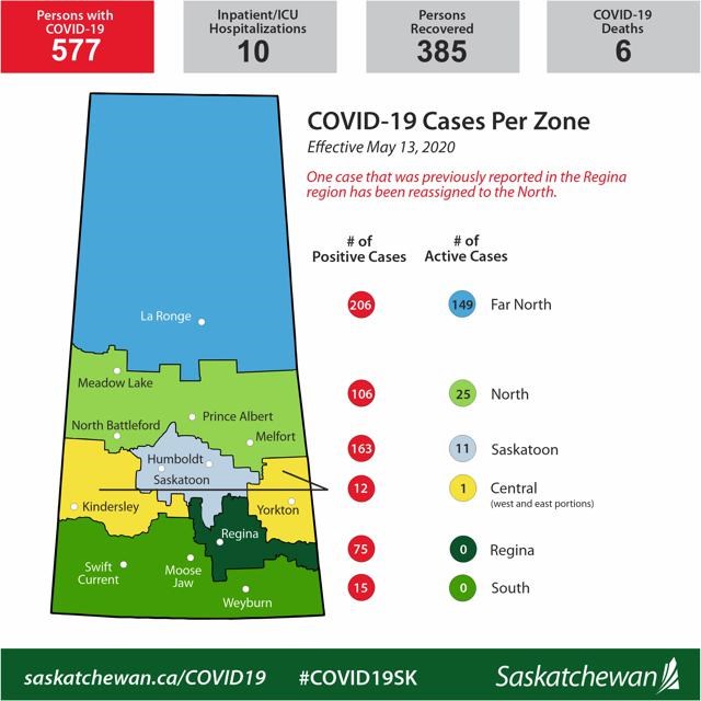 COVID map may 13
