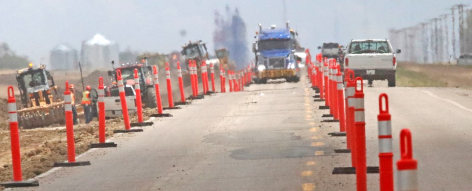 Highway 39 work