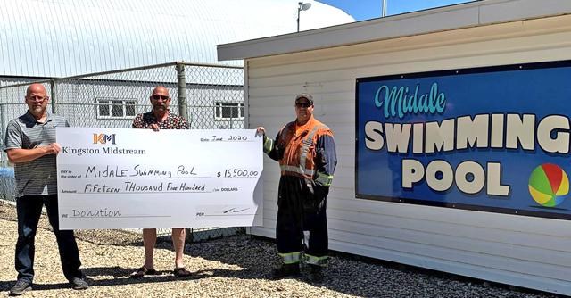 Midale pool donation