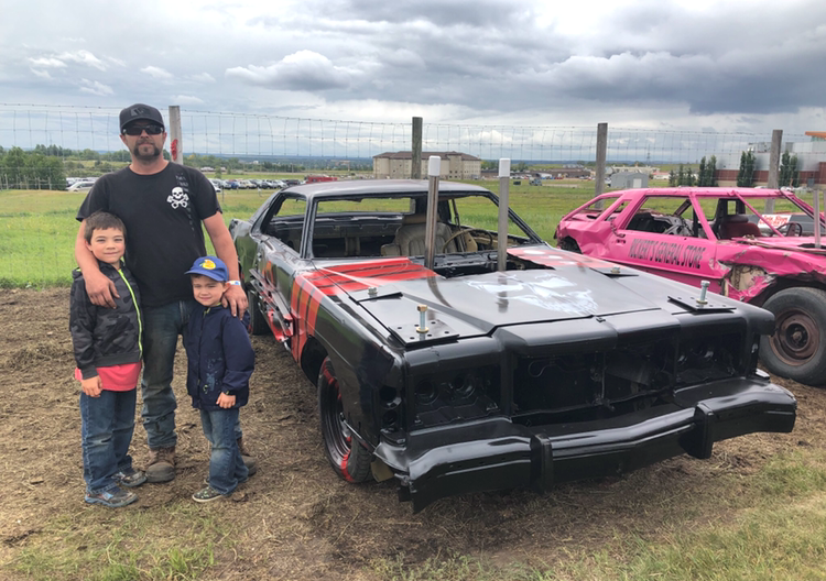 Here is a picture of my boys and their dad. One of their favourite times of year - Derby time! Submitted by Crystal Ray