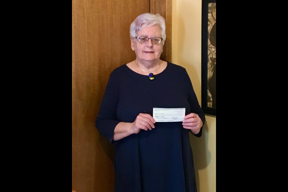 Oxbow resident Ellie Hook won the Chase the Ace jackpot last Wednesday. Photo submitted