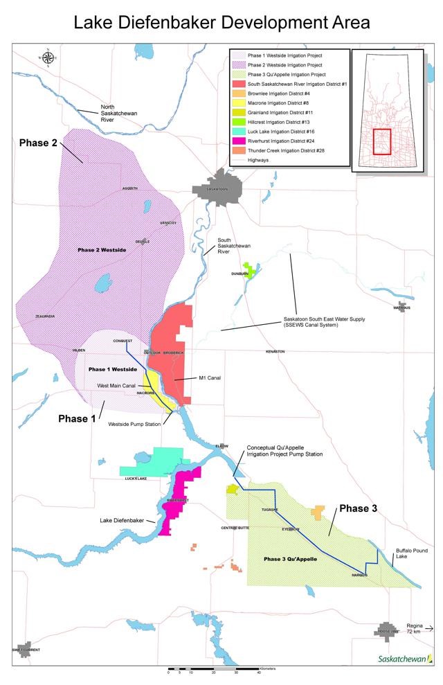 Irrigation map