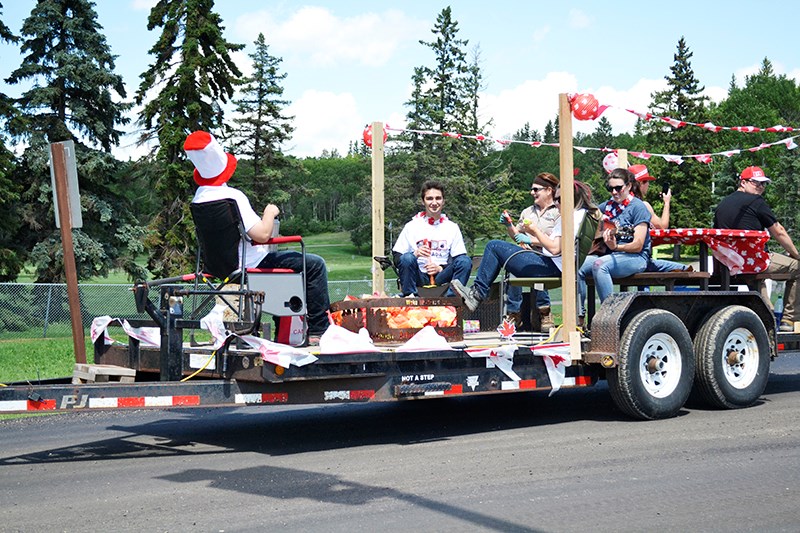 Moose Mountain Park was host to a lengthy Canada Day parade on July 1.