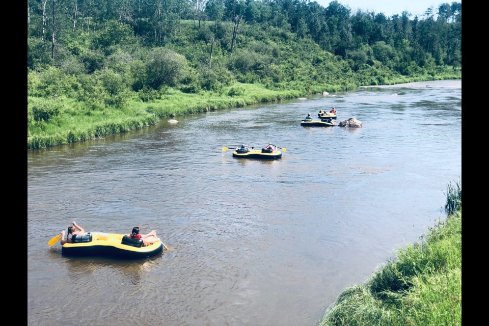 Tubers on the Asessippi River. (Submitted Photos)