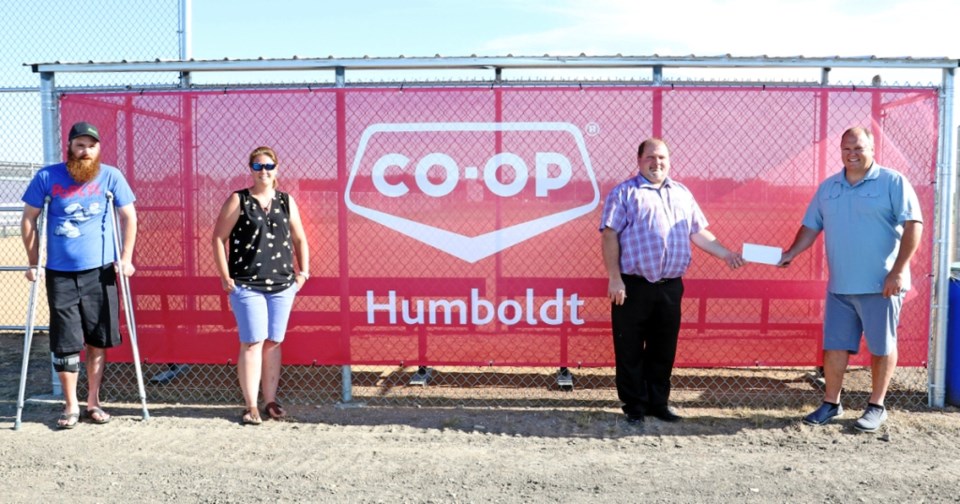 Diamond 4 at Centennial Park will now be the Humboldt Co-op diamond following their donation to the