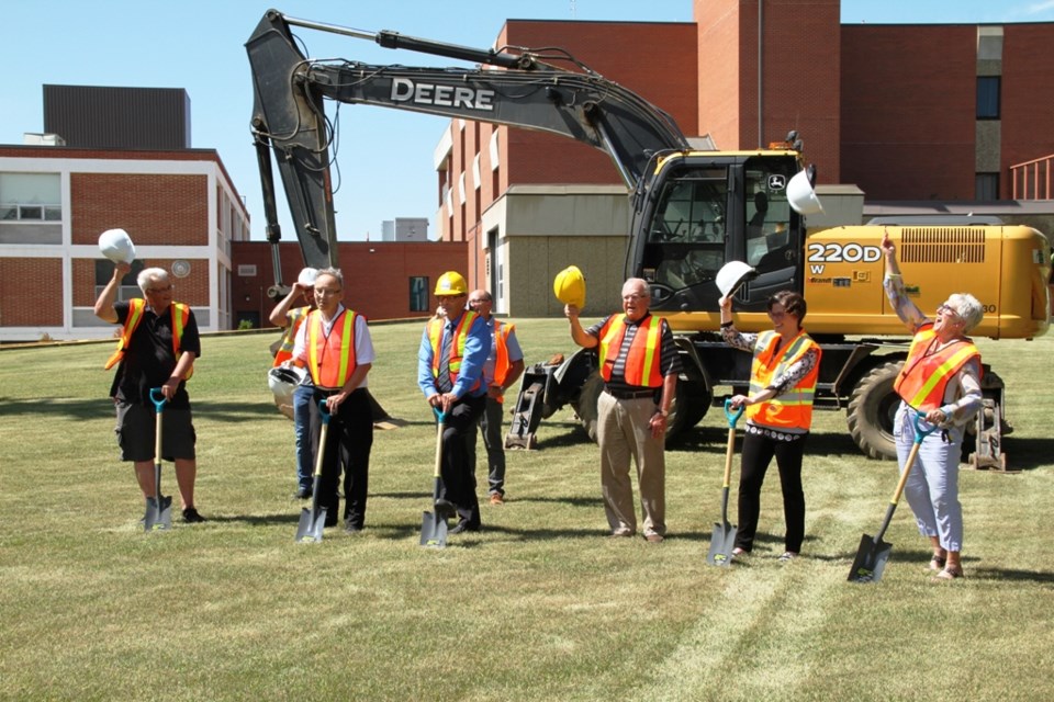 Members of the Melfort council and health community celebrated breaking ground on the new Melfort Ho