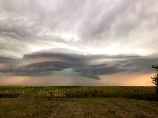 Sheila Chartrand shared the pictures she took a few miles from Torquay in the evening on Aug. 12