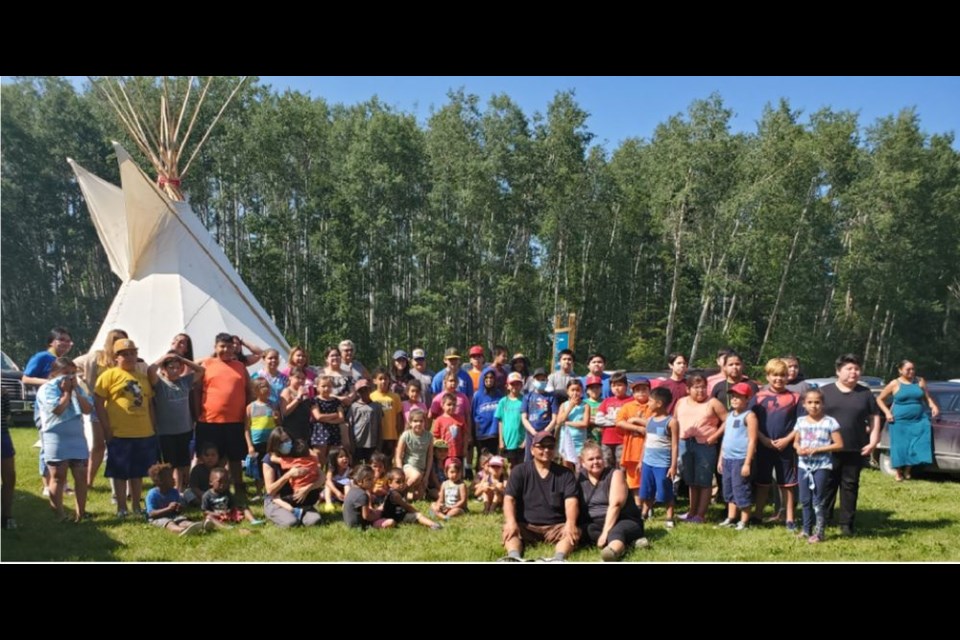 Young people from Cote, Keeseekoose and The Key First Nations participated in the drug awareness walk on August 2.