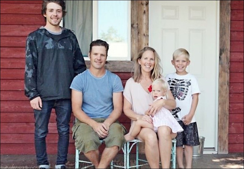 The Blais family as pictured on a GoFundMe page organized by Jane Rusbridge of Saskatoon – Braxton,