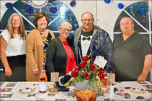 A 50th anniversary celebration from Ramon and Elizabeth Ewanchuk as held Aug. 15. In the photo are Dorothy Lehman (nee Adamus), Bonnie Millard (nee Spence), Elizabeth (nee Koliniak) and Roman Ewanchuk and Ron Buziak. They were some of the original bridal party in attendance. Ramon and Elizabeth were high school sweethearts at Mayfair School. Photo submitted