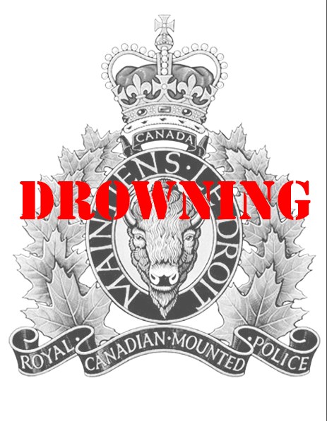 rcmp logo drowning