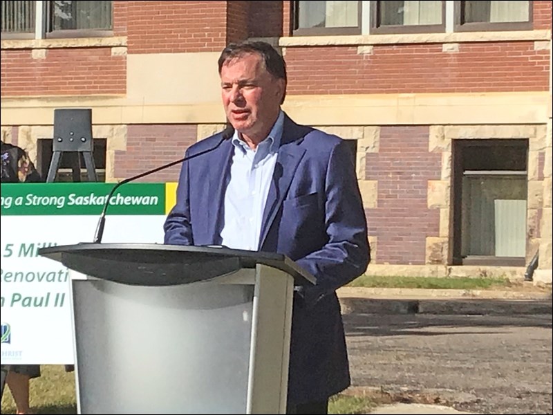 Deputy Premier Gord Wyant in North Battleford Tuesday said the government is “very pleased with the