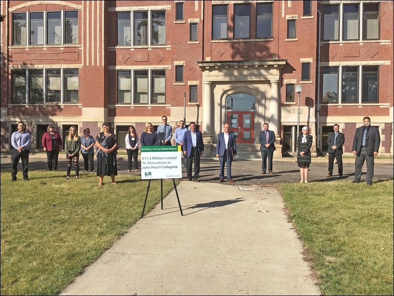 Deputy premier Gord Wyant was in North Battleford for the announcement confirming an $11.5 million p