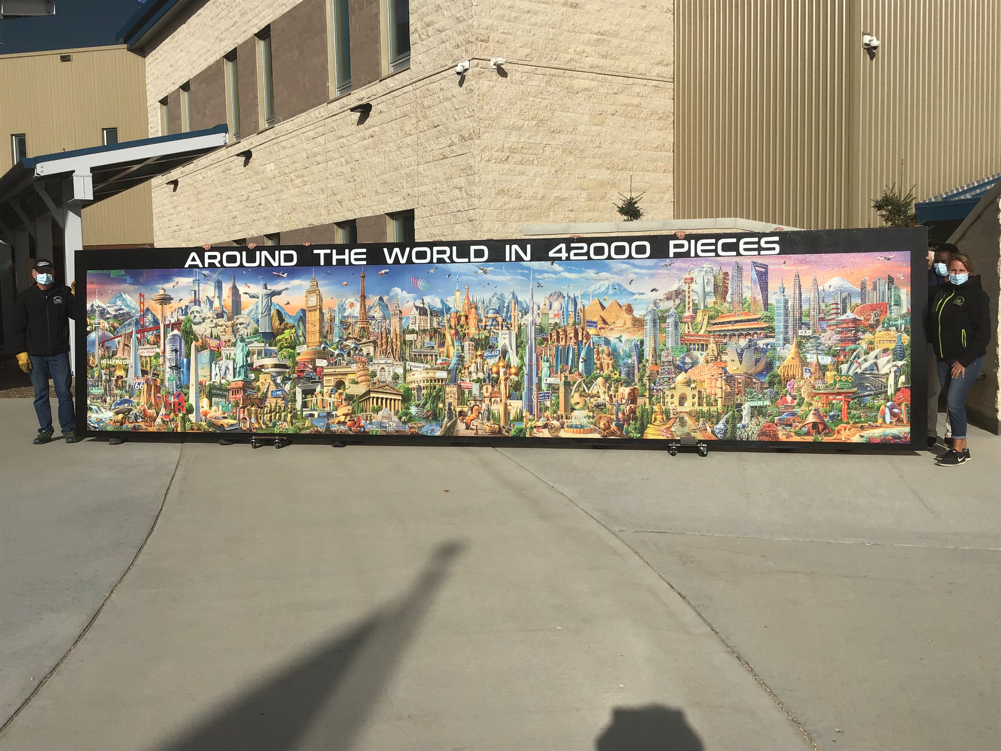 World's largest puzzle delivered to Sask. Hospital 