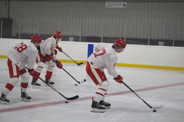 Red Wings hit the ice for skills development_2