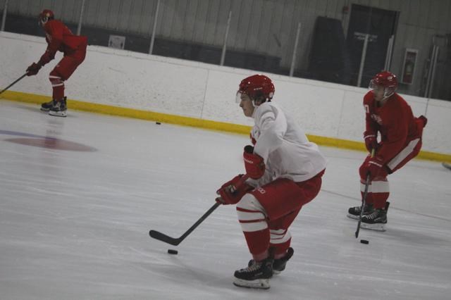 Red Wings hit the ice for skills development_3