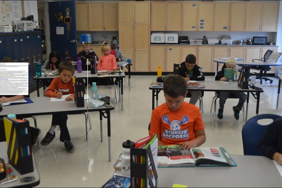 Chase Danielson of Preeceville wore his orange shirt in support of Orange Shirt Day.