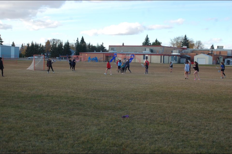 The Sturgis Lacrosse organization recently formed an all girls team with the goal of creating more interest in the sport. The team held its final practice of the season on October 7.