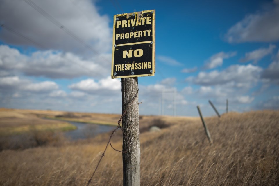 no trespassin