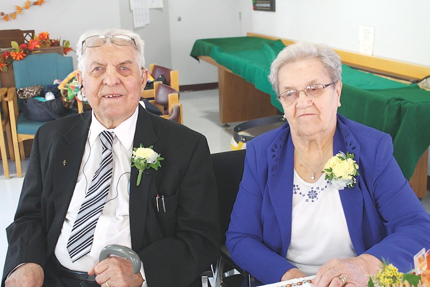 Bill and Anne Shewchuk on their 70th anniversary five years ago.