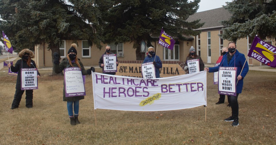 SEIU Protest