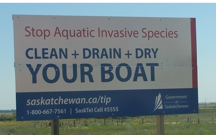 Invasive Species sign