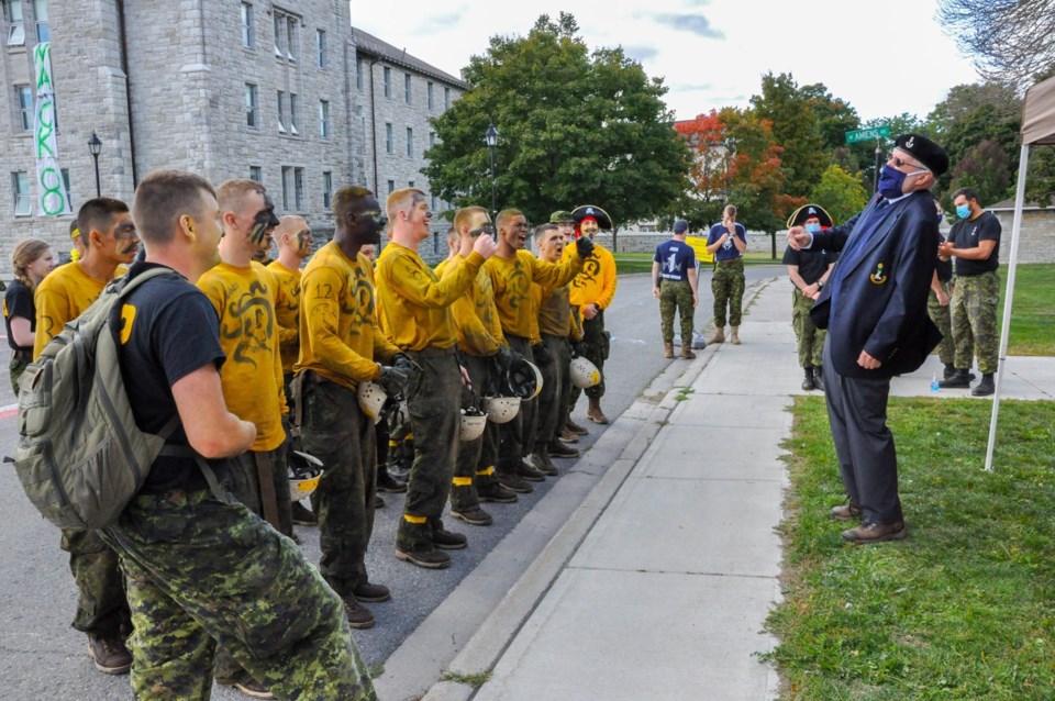 Stuart at RMC training