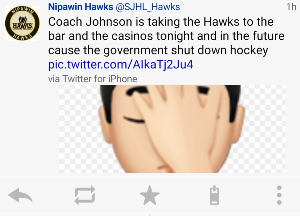 Hawks Tweet
