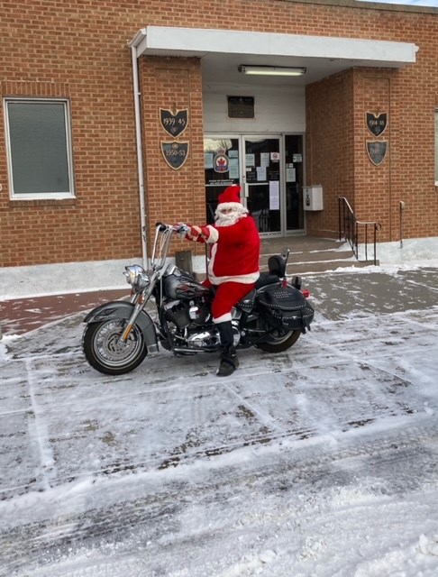 Santa motorcycle