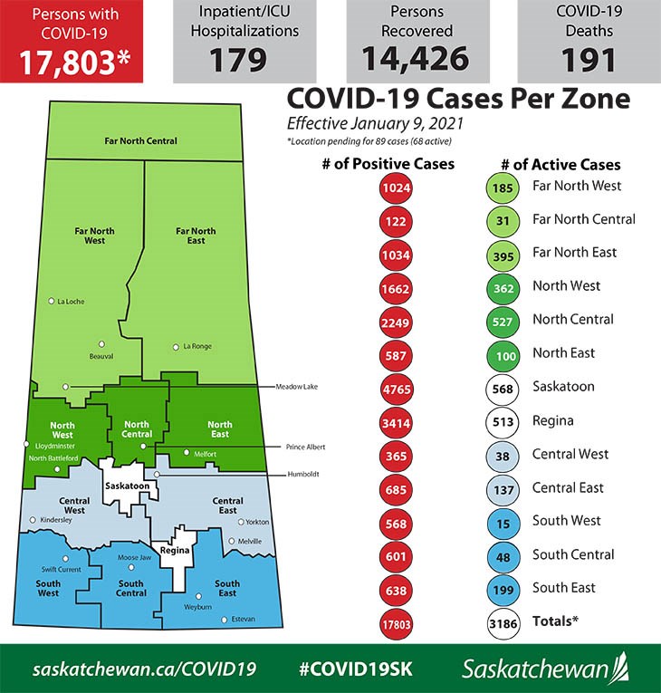 Jan. 9 map