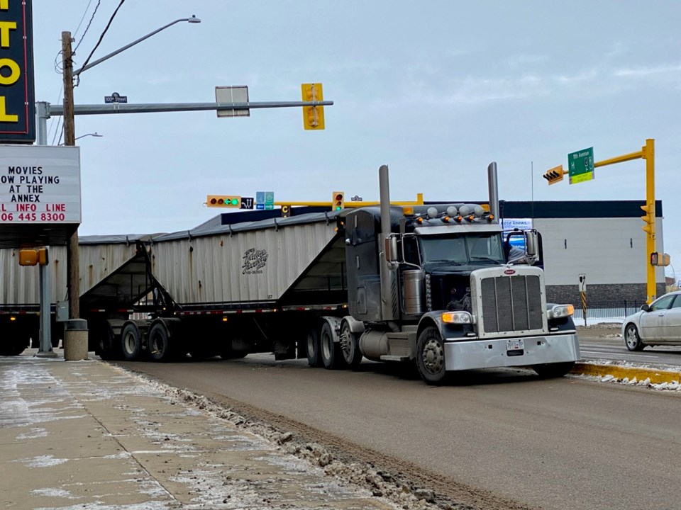 truck corner