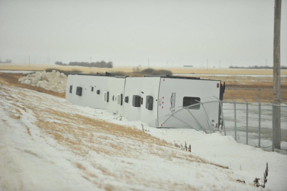 campers flipped