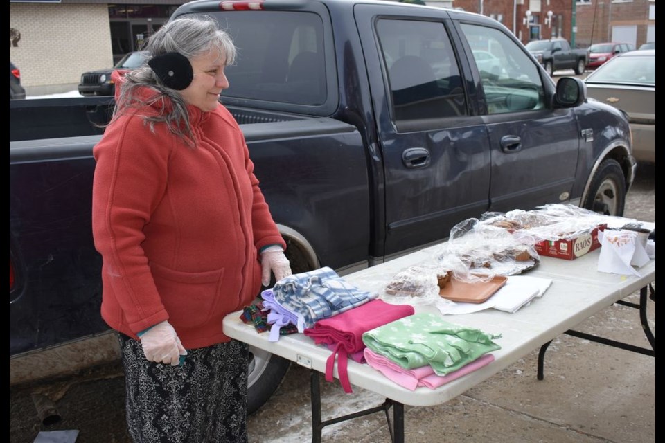 Susan Michl, of Canora, makes the trip to Kamsack to assist in offering homemade hot meals and baking to residents who could use some nourishment.