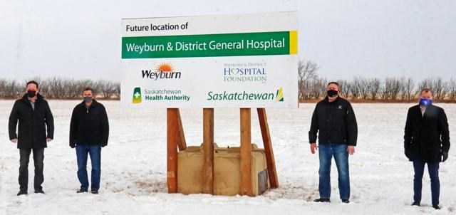 new hospital site sign