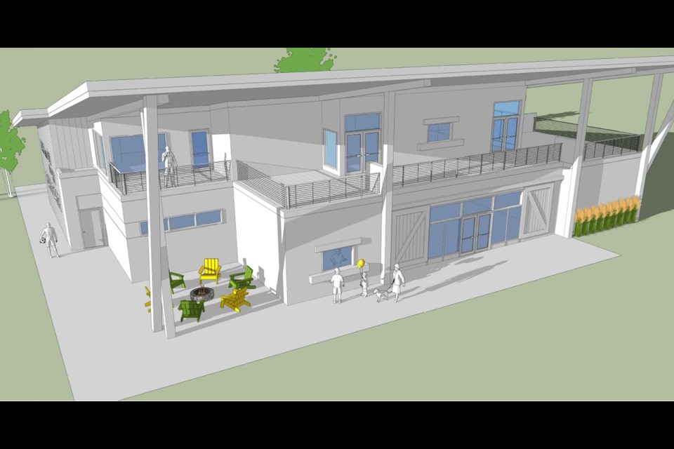 The Humboldt Ball Development Board released preliminary concept plans of a new multi-use facility for Humboldt's ball community to replace an washroom/concession. Photo by Humboldt Ball Development Board