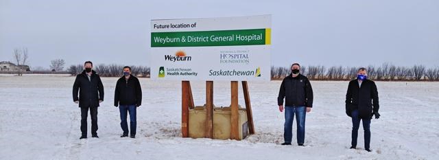 new hospital site sign