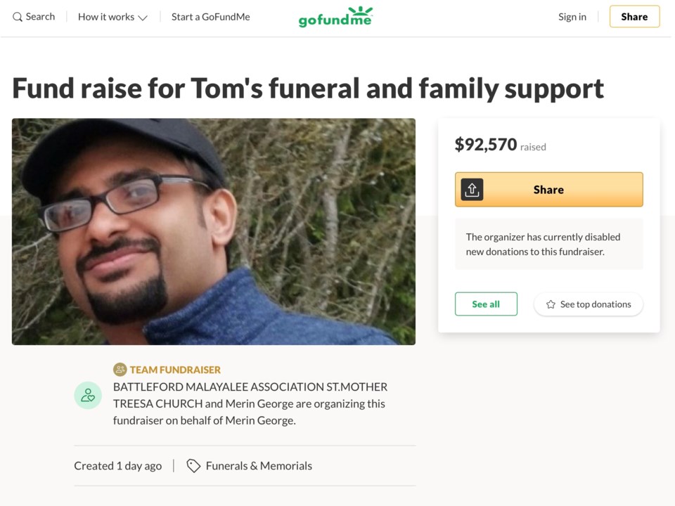 Tom Thomas GoFundMe