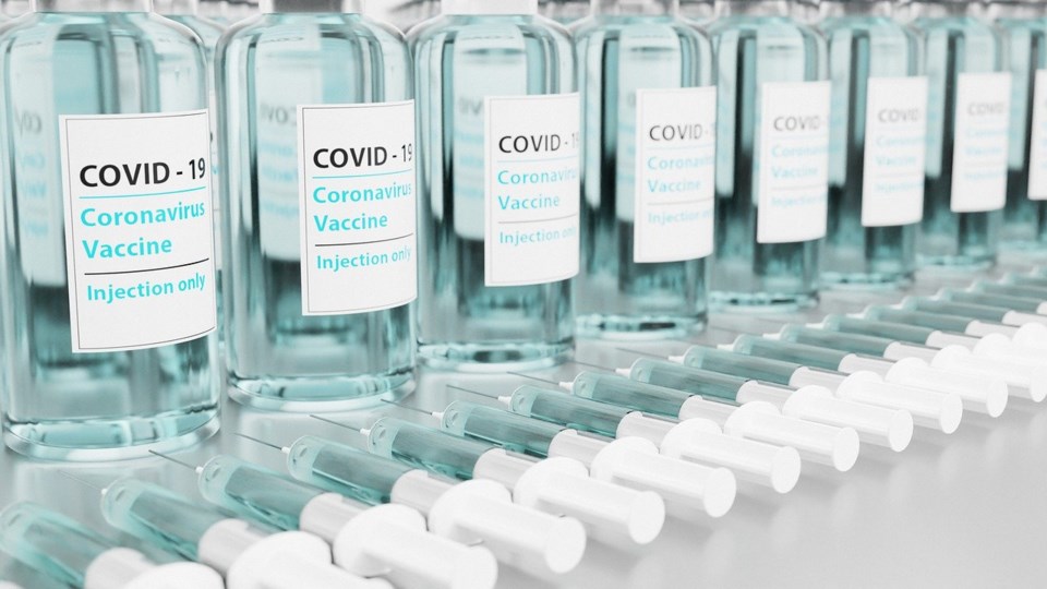 COVID-19 vaccine stock photo