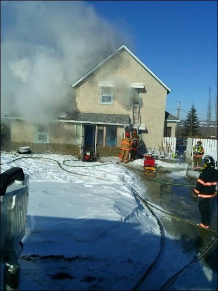 Photos courtesy of the Battleford Fire Department