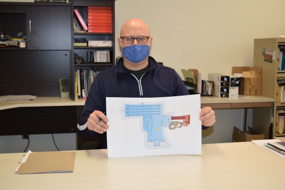 Along with the other members of the Canora Leisure Services board, Aaron Herriges, director of leisure services, is excited about the planning process for the community’s new aquatic park. On February 17 he shared the plans for the new swimming facility for the first time.